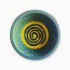 3D Baskı Turkuaz Sarı Spiral Tıraş Kasesi 3D Baskı Turkuaz Sarı Spiral Tıraş Kasesi