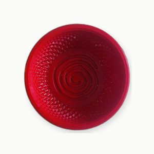 3D Baskı Kırmızı Spiral Tıraş Kasesi