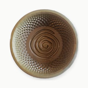 3D Baskı Füme Şeffaf Spiral Tıraş Kasesi