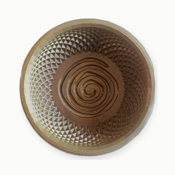 3D Baskı Füme Şeffaf Spiral Tıraş Kasesi