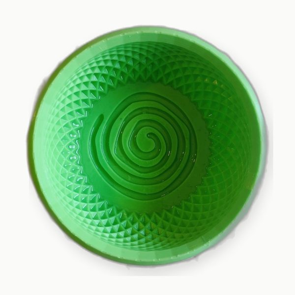 3D Baskı Yeşil Spiral Tıraş Kasesi 3D Baskı Yeşil Spiral Tıraş Kasesi
