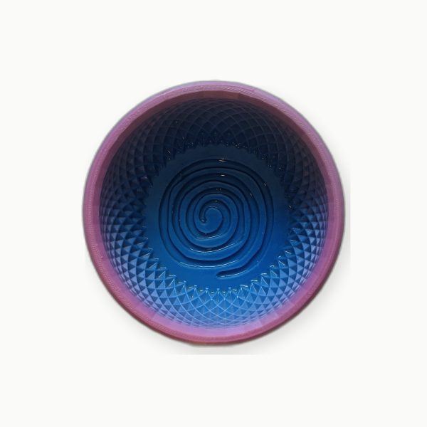 3D Baskı Pembe Mavi Spiral Tıraş Kasesi 3D Baskı Pembe Mavi Spiral Tıraş Kasesi