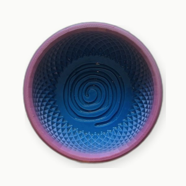 3D Baskı Pembe Mavi Spiral Tıraş Kasesi 3D Baskı Pembe Mavi Spiral Tıraş Kasesi