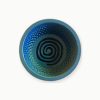 3D Baskı Turkuaz Sarı Spiral Tıraş Kasesi