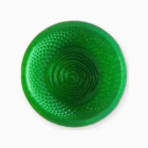 3D Baskı Şeffaf Yeşil Spiral Tıraş Kasesi