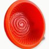 3D Baskı Turuncu Kırmızı Spiral Tıraş Kasesi