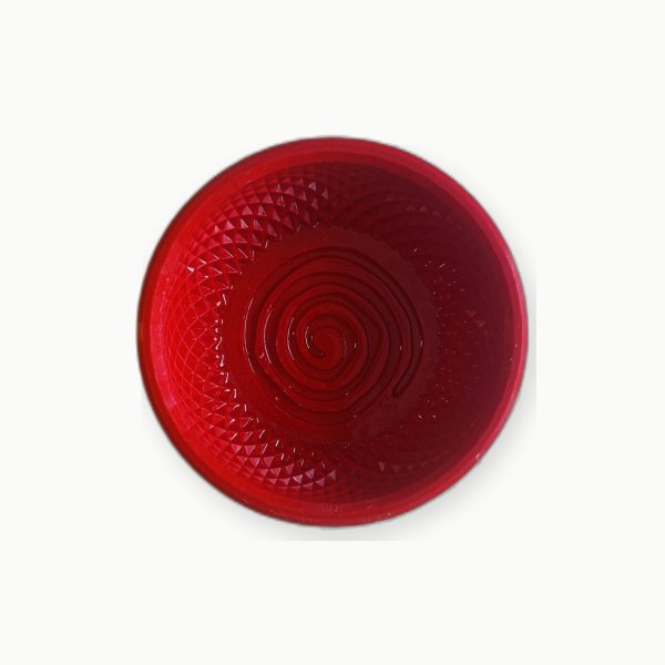 3D Baskı Kırmızı Spiral Tıraş Kasesi 3D Baskı Kırmızı Spiral Tıraş Kasesi
