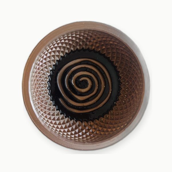 3D Baskı Füme Siyah Spiral Tıraş Kasesi 3D Baskı Füme Siyah Spiral Tıraş Kasesi