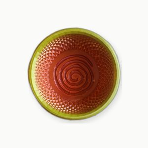 3D Baskı Sarı Pembe Spiral Tıraş Kasesi