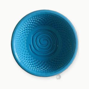3D Baskı Mavi Spiral Tıraş Kasesi 3D Baskı Mavi Spiral Tıraş Kasesi