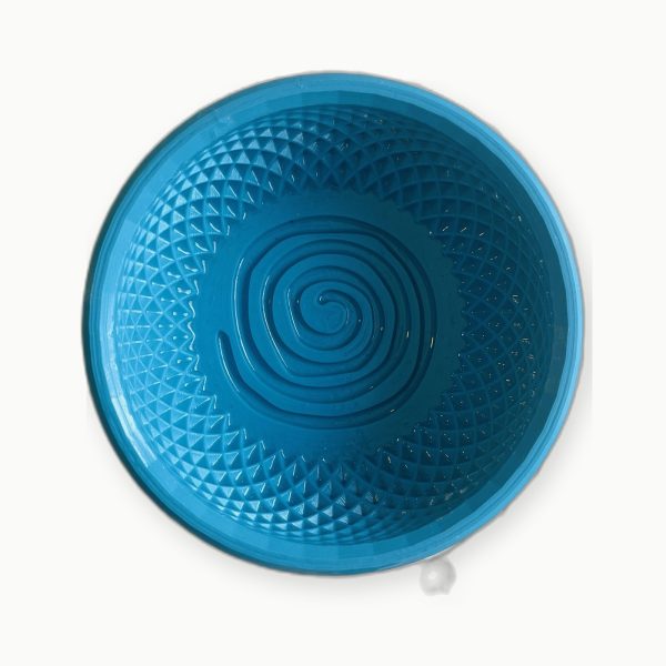 3D Baskı Mavi Spiral Tıraş Kasesi 3D Baskı Mavi Spiral Tıraş Kasesi