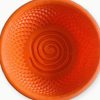 3D Baskı Turuncu Spiral Tıraş Kasesi