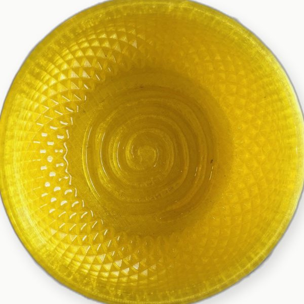 3D Baskı Sarı Spiral Tıraş Kasesi 3D Baskı Sarı Spiral Tıraş Kasesi